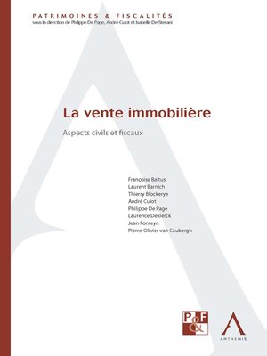 cover image of La vente immobilière